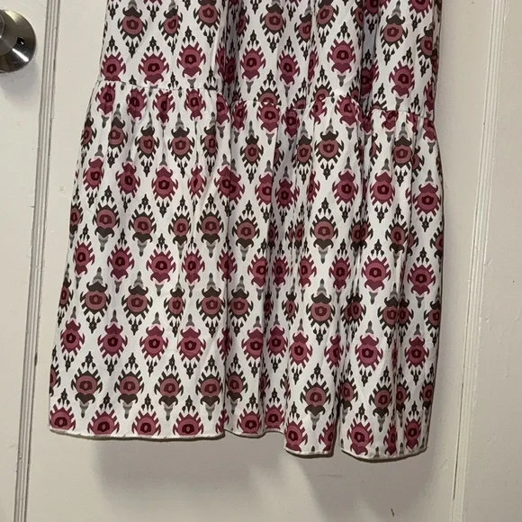 Floral Print Maxi Prairie Vibe Sundress Yoked Ruffled Size L New - Picture 7 of 12